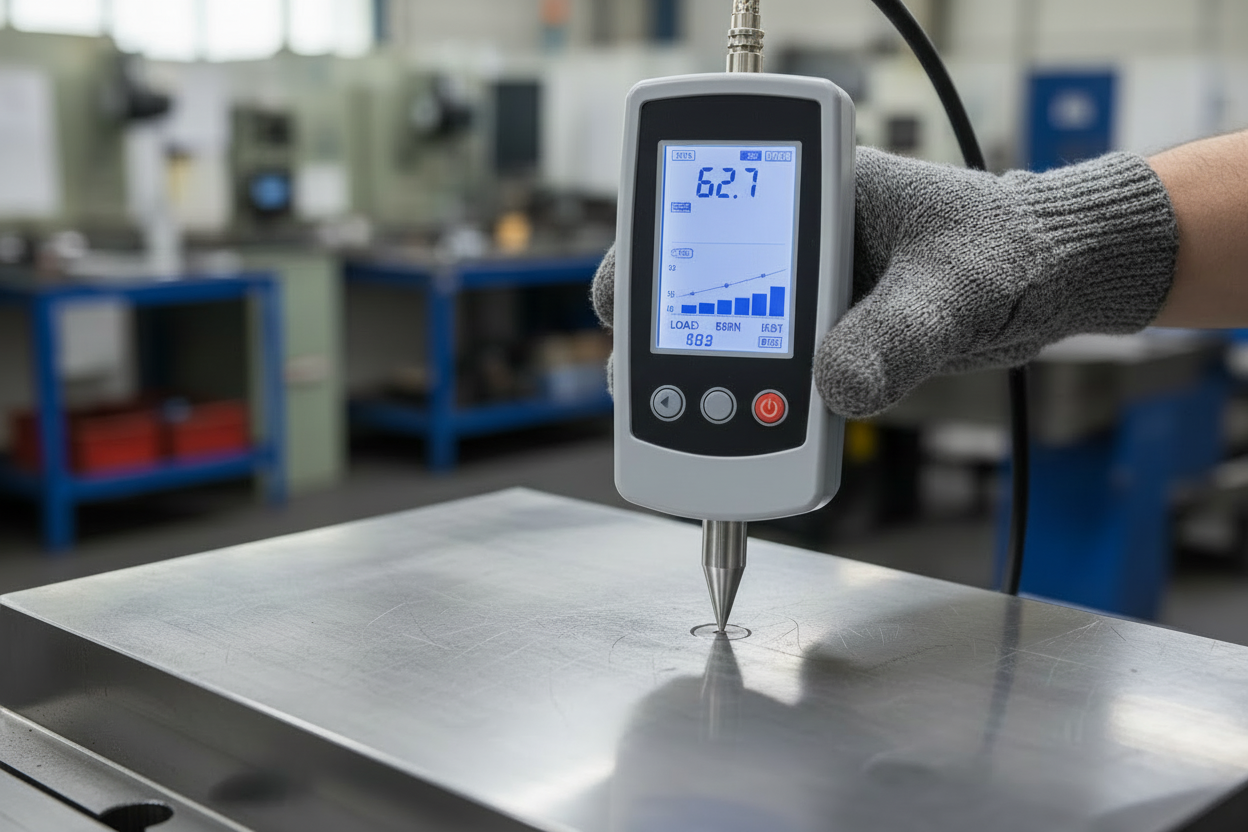 Digital hardness tester used for precision measurement and quality control